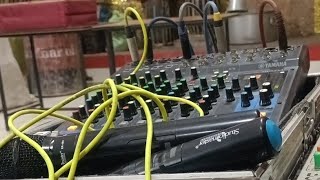 kirtan program setup nx audio yamaha mgp12xu mixer