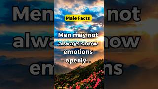 Men may not always express their emotions openly…. 🥺 #motivation #psychologyfacts #shorts #short