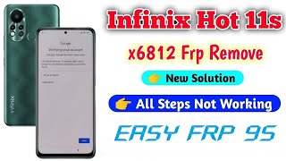 All Infinix Android 11 FRP Bypass 2023 Hot 11S X6812 X688B X657B X6611B XShare Not Working  NO ANY A