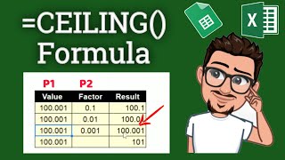 5 Easy Techniques to use CEILING() Function in Excel | Excel Formulas and Functions | English