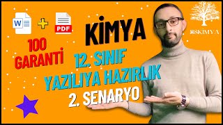 🔴💯Kimya 12. Sınıf 2. Dönem 2. Yazılıya Hazırlık - 2. Senaryo💯