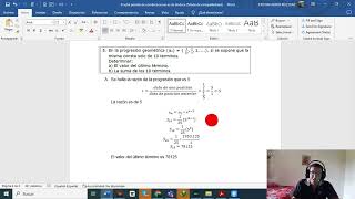 Resolver progresiones geometricas en matematicas discretas ejercicio 5 unad