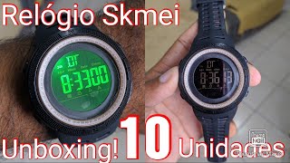 Relógio Skmei!SUPER Unboxing 10 Unidades no pacote!!