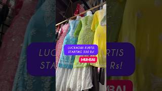 LUCKNOWI Mirror kurtas @ 650Rs only!😱 Nakhuda Mohalla Market Mumbai