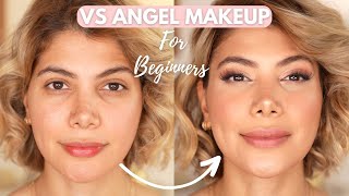 How To Apply The Viral Victoria's Secret Angel Makeup Look For Beginners | Hajar Beauty