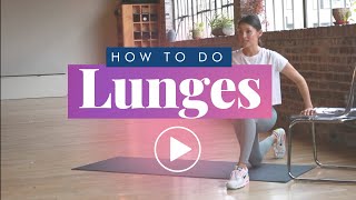 Pelvic floor exercises - Lunges