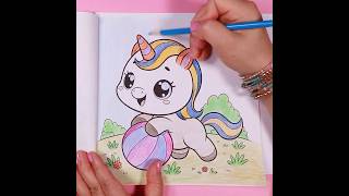 Fun Coloring For Kids |How to Color a Unicorn | Coloring Tutorial For Kids #coloringforkids