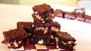 Fudgy Snickers Brownies