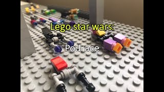 Lego Star Wars- Podrace (Stop motion animation)