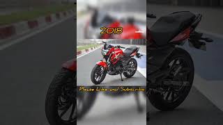 Evolution Of Hero Xtreme (2013-2024)👍#shorts #hero #bike #evolution #xtreme #rakesh #carreview