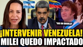 CORINA MACHADO EXPLOTÓ CONTRA MADURO Y MILEI QUEDÓ IMPACTADO | FRAN FIJAP