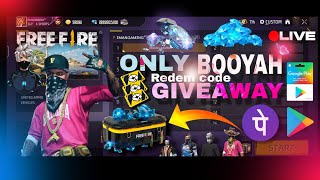 FREE FIRE LIVE GIVEAWAY | ROAD TO 5K 🔥 FREE FIRE LIVE TEAM CODE GIVEAWAY REDEEM CODE #imangaming22