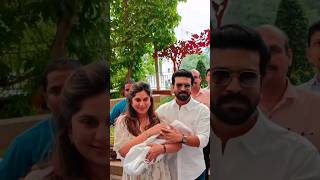 Ram charan Stepping into the world with their little princess #youtubeshorts #viral #2023