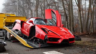 Коллекционный Ferrari Enzo разбил механик автосалона