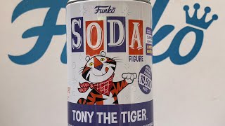 Tony the Tiger Funko Soda opening