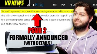 PSVR 2 Officially Announced By Sony! Confirmed Won't Be Wireless | VR News