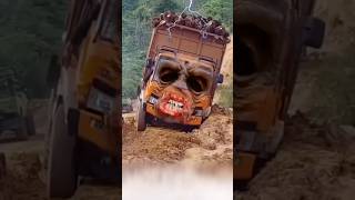 Scary truck surprises mom and baby #funny #short