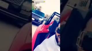 سناب محمد السالم// مع ابن اخته اوس لابس النضاره بلمكلوب هههه😂😂😍