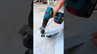 Transform Your Drill into a Metal Cutting Powerhouse | DIY Sheet Metal Cutter!