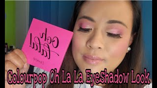 Eyeshadow Tutorial Colourpop Oh lala palette | cut crease | ysay dale