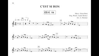 Cest Si Bon Ноты с Мр3 (плюс минус)