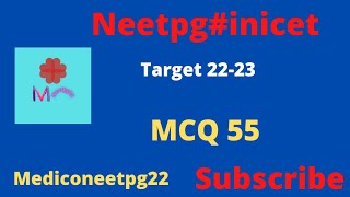 high yielding MCQ 55#neetpg#inicet#next#fmge#shorts