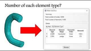 How to find number of each element type?