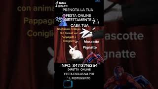 FESTA ONLINE🖥️DIRETTAMENTE A CASA TUA 🦜🐰🖥️🎩