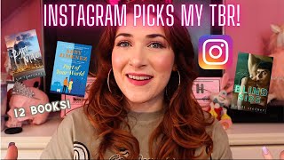 I asked Instagram to build my April TBR.....Here's what I got!