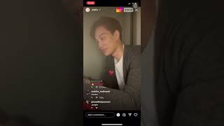 EXO Kai, Help him to choose a menu. Instagram Live IG Live