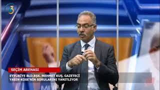 26 04 2023 Eyyubiye Belediye başkanı Mehmet Kuş Tv63 e konuk oldu.