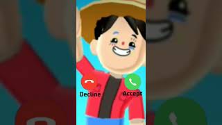 LUFFY👒 calling you #funny #pkxd #short