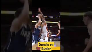 Luka Doncic and one vs Jimmy Butler #shorts #youtubeshorts #luka #doncic #jimmy #butler #dallas #nba