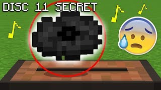 NEVER LISTEN to Music Disc 11 in Minecraft PE (SCARY MCPE SECRETS)