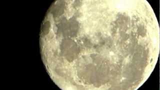 Canon Powershot SX 500 IS- Moon Zoom test (Lunar)