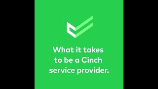 What it Takes to be a Cinch Service Provider