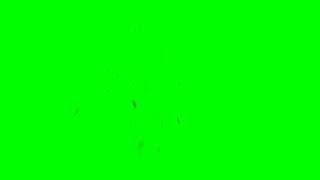 Green screen blood hit