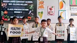 Class Presentation On Healthy Food || CBSE Grade 1st || Kidos Edu Point