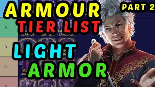 ARMOR TIER LIST - Light Armour - Baldur's Gate 3 Honour Mode Guide - Part 2