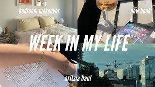 vlog 20:  bedroom makeover ft. ever lasting, aritzia haul, & more!