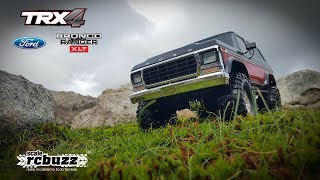 Traxxas TRX-4 Ford Bronco Ranger XLT First Run By scaleRCBuzz