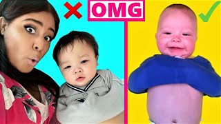 I TRIED BABY LIFE HACKS to see if they work! by 5 Minute Crafts for parents