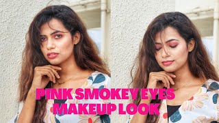 Pink Smokey Eyes Makeup Tutorial | Richa Patil