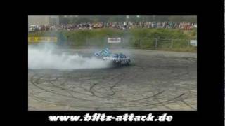 VW Pfingsttreffen 2011 Bautzen / Burnout WM - Burnout 1. Qualifikation: Team FKC Tuning Ford Sierra