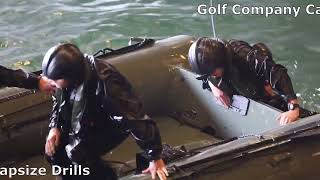 U.S. Marine Corps Forces, Europe and Africa. Golf Company Capsize Drills in the Baltic Sea