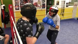 Tin Sunday  boxing sparring @skemers  gym  bristol  20th January 2019