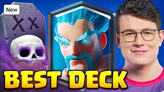 NEW GRAVEYARD DECK DESTROYS THE BEST PLAYERS IN THE WORLD! - Clash Royale