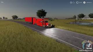 (Fs19) race car hauler