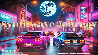 80's Miami Night Drive | Lofi Synthwave Mix | 80 Neon Dreams