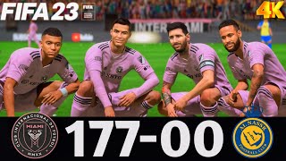 FIFA 23 - What Happen If Ronaldo Messi Neymar Mbappe Play Together On Inter Miami